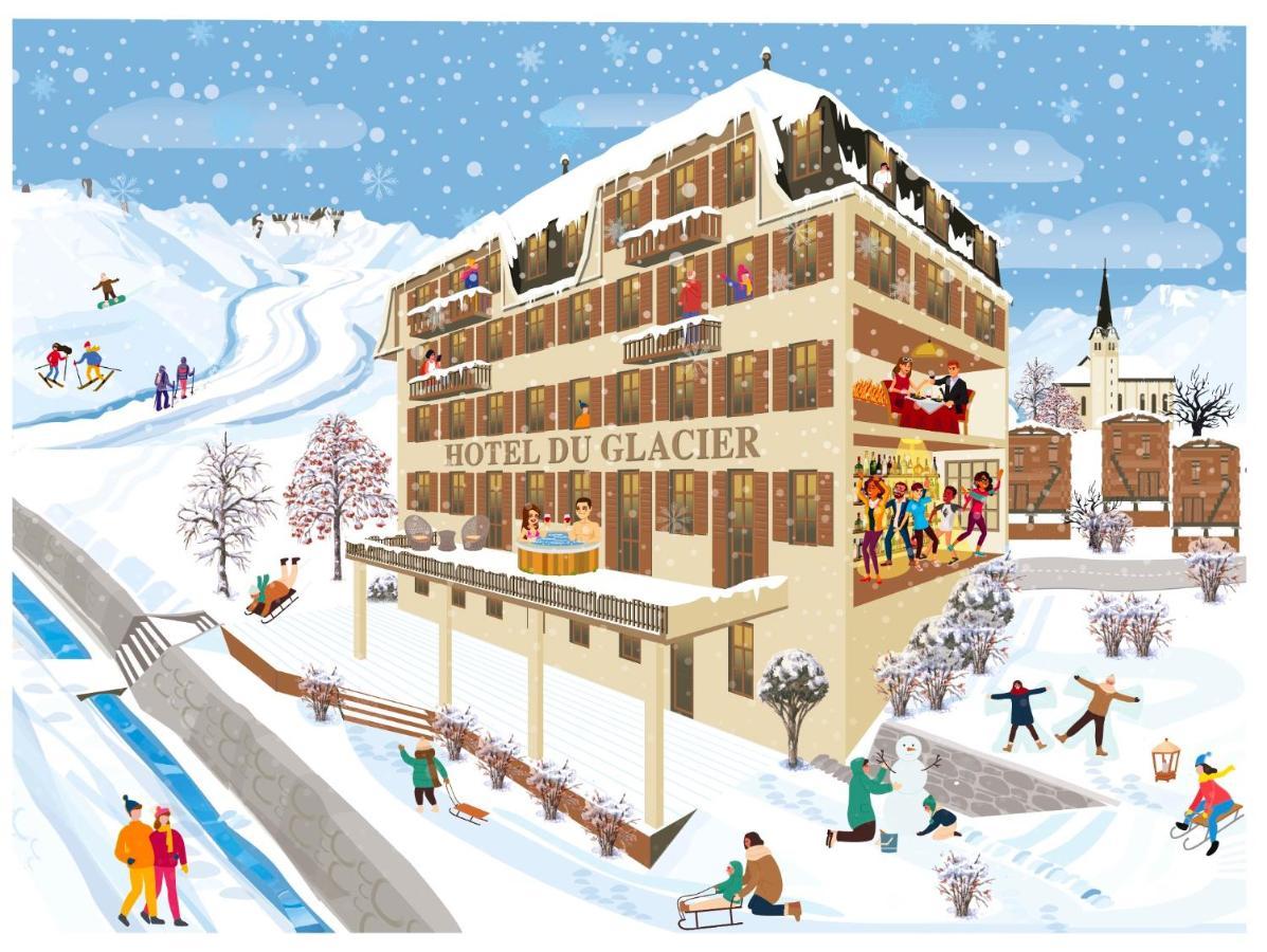 Du Glacier Boutique & Traditions Hotel Fiesch Exteriér fotografie
